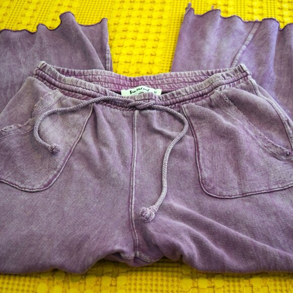 Three Bird Nest Robin Wide Leg Pants Purple Boho Flowy Size XL - Picture 4 of 6
